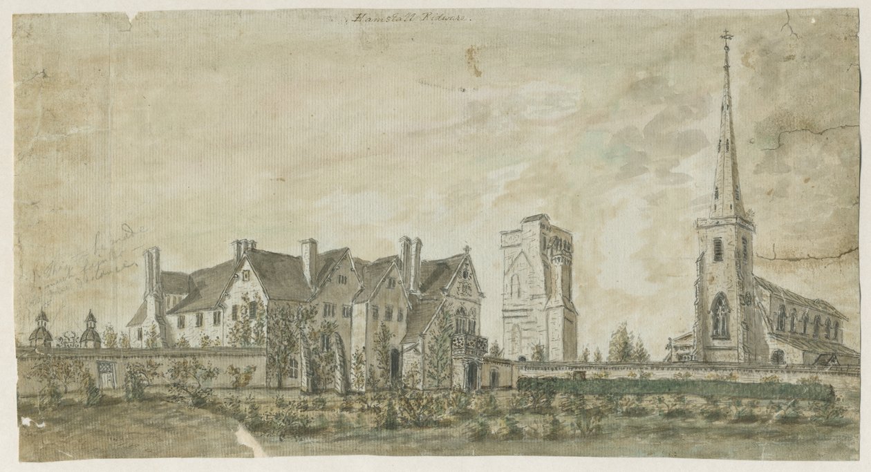 Hamstall Ridware - Église et Manoir - Stebbing Shaw