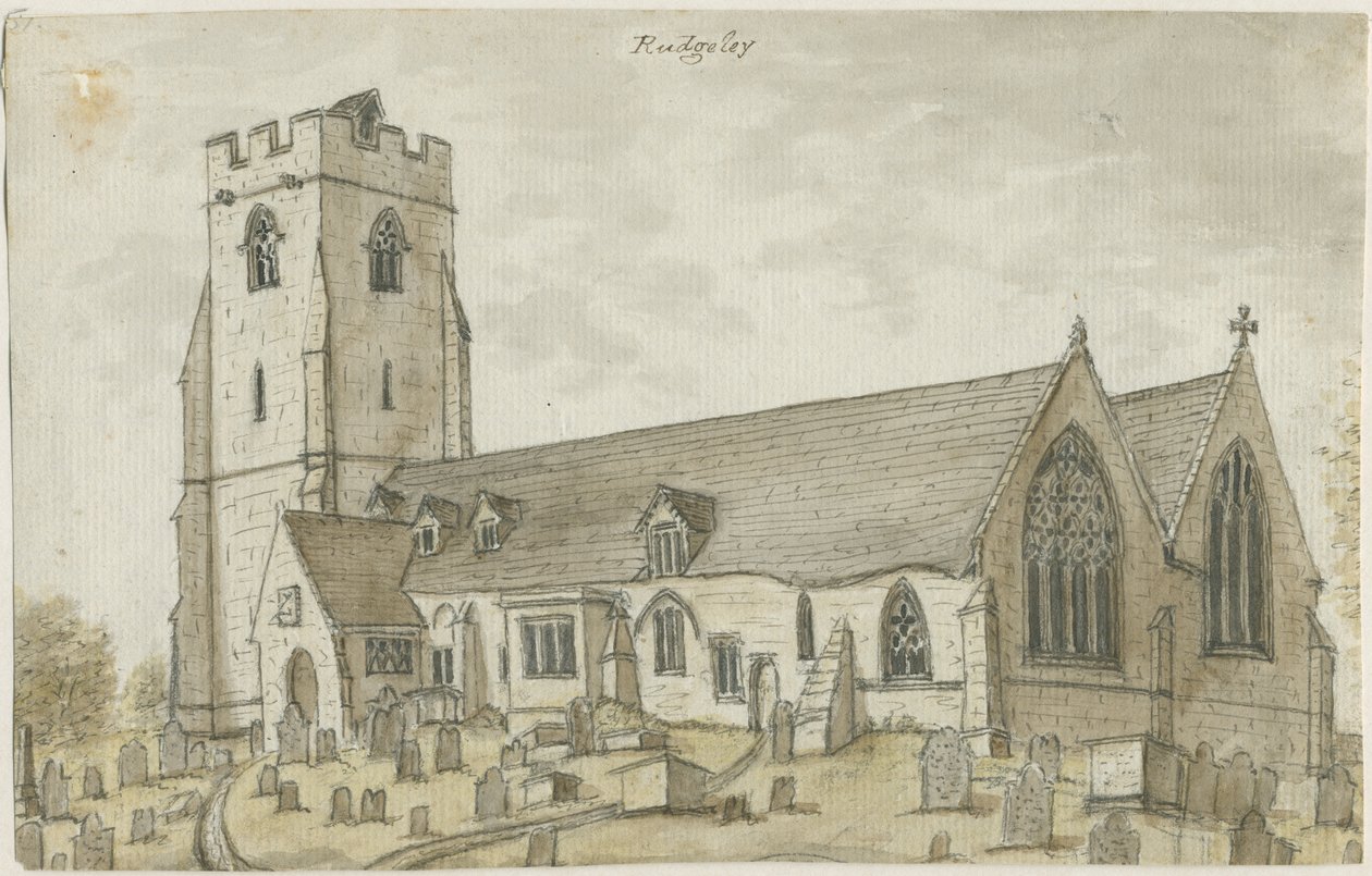 Église de Rugeley (ancienne) - Stebbing Shaw