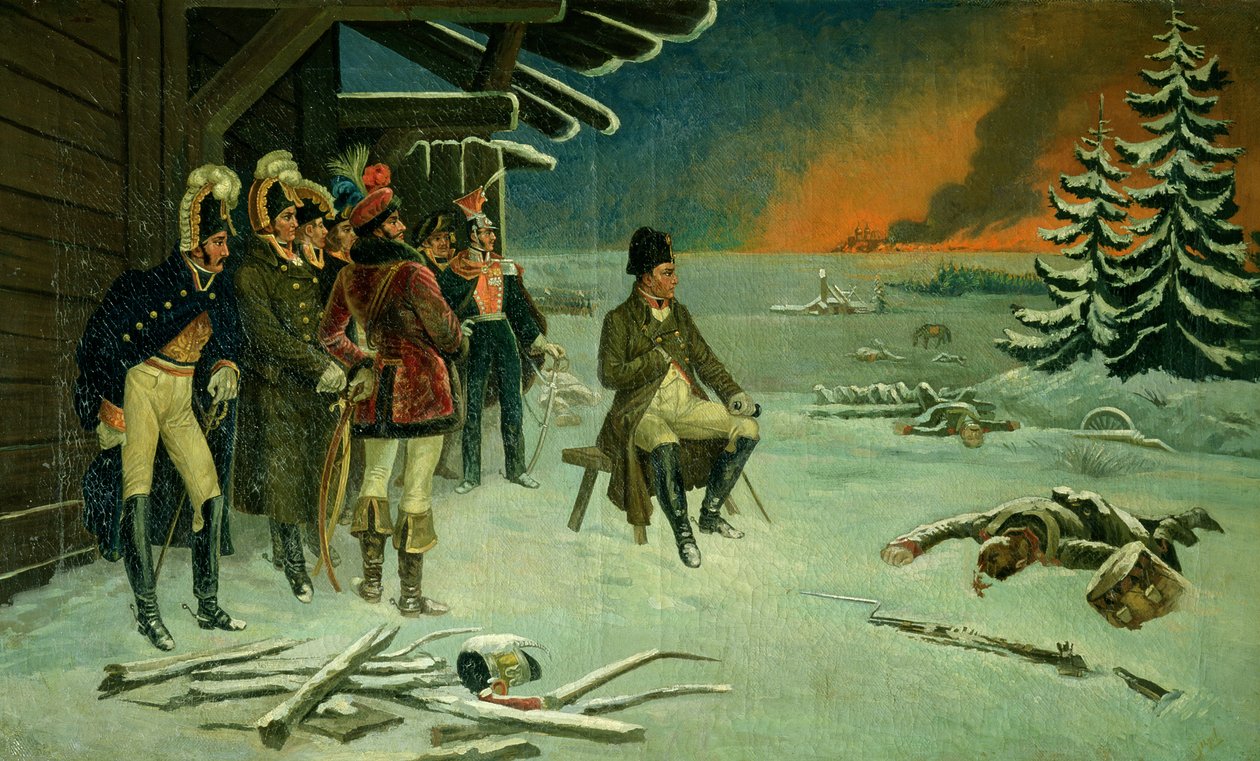 Napoléon à Maly Yaroslavets - Stefan Vladislavovich Bakalowicz