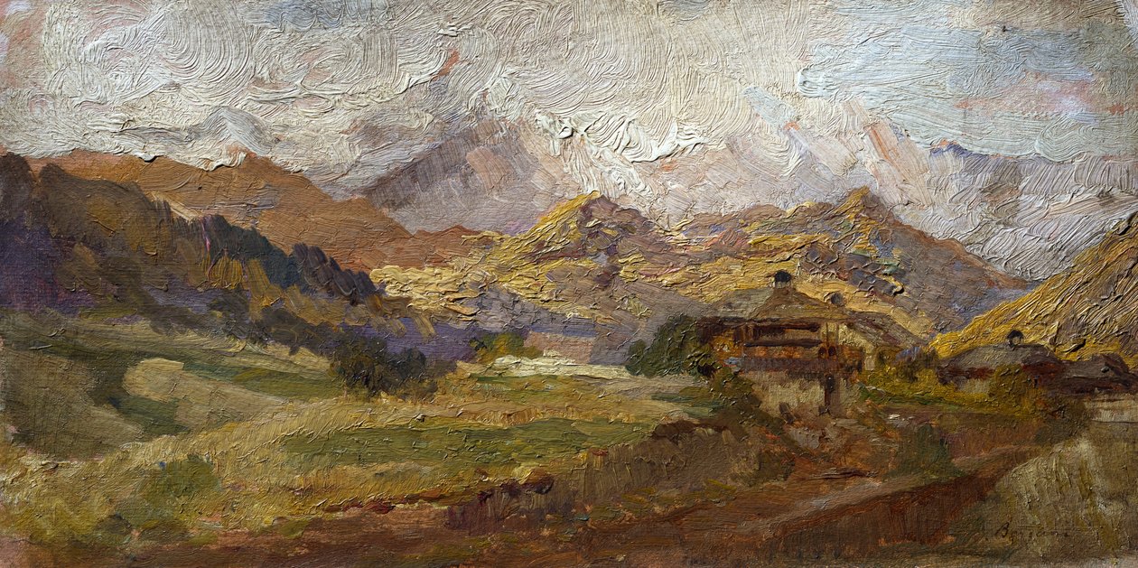 Mont Spluga, par Stefano Bersani (1872-1914) - Stefano Bersani