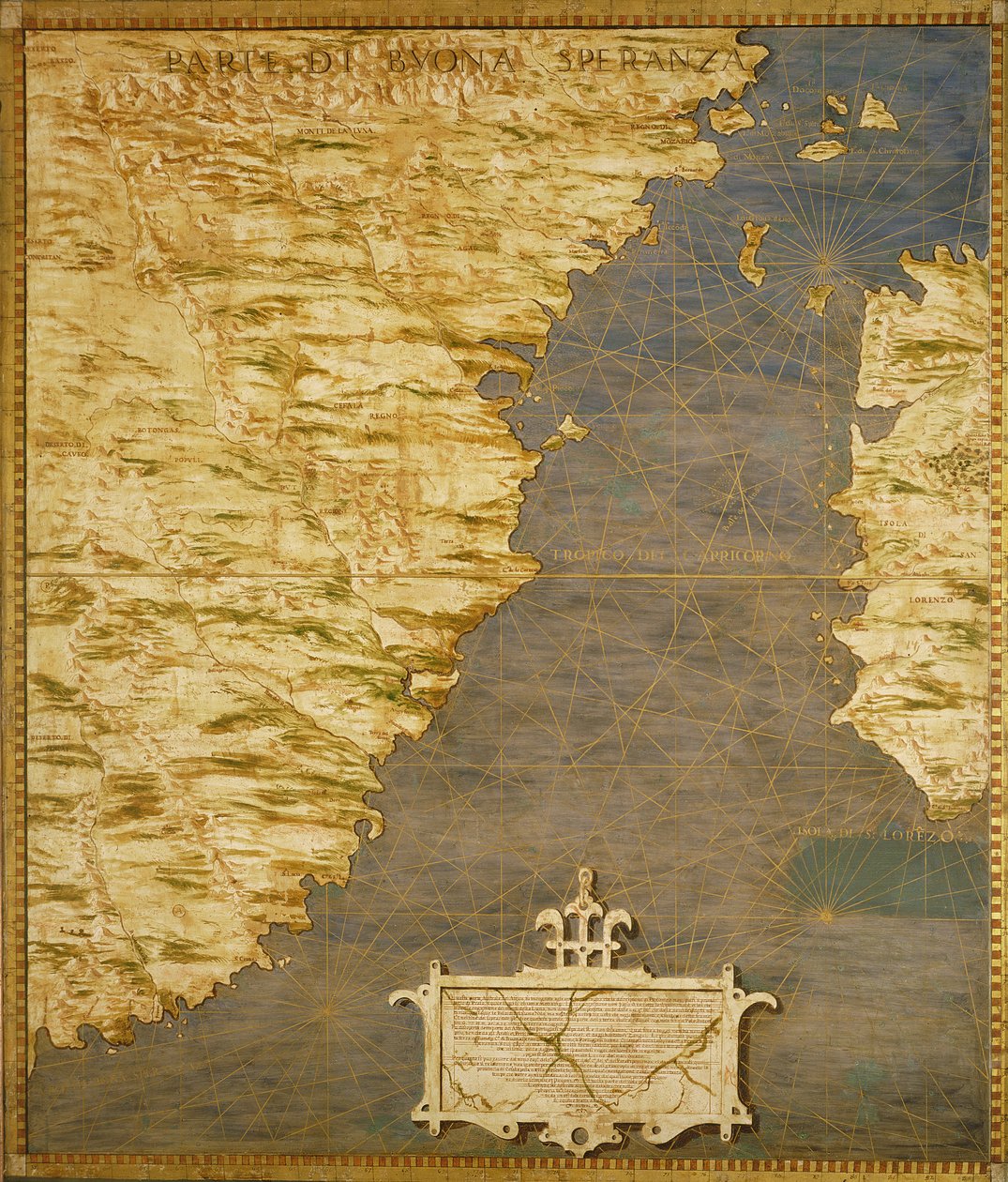 Carte du Cap de Bonne-Espérance - Stefano Bonsignori