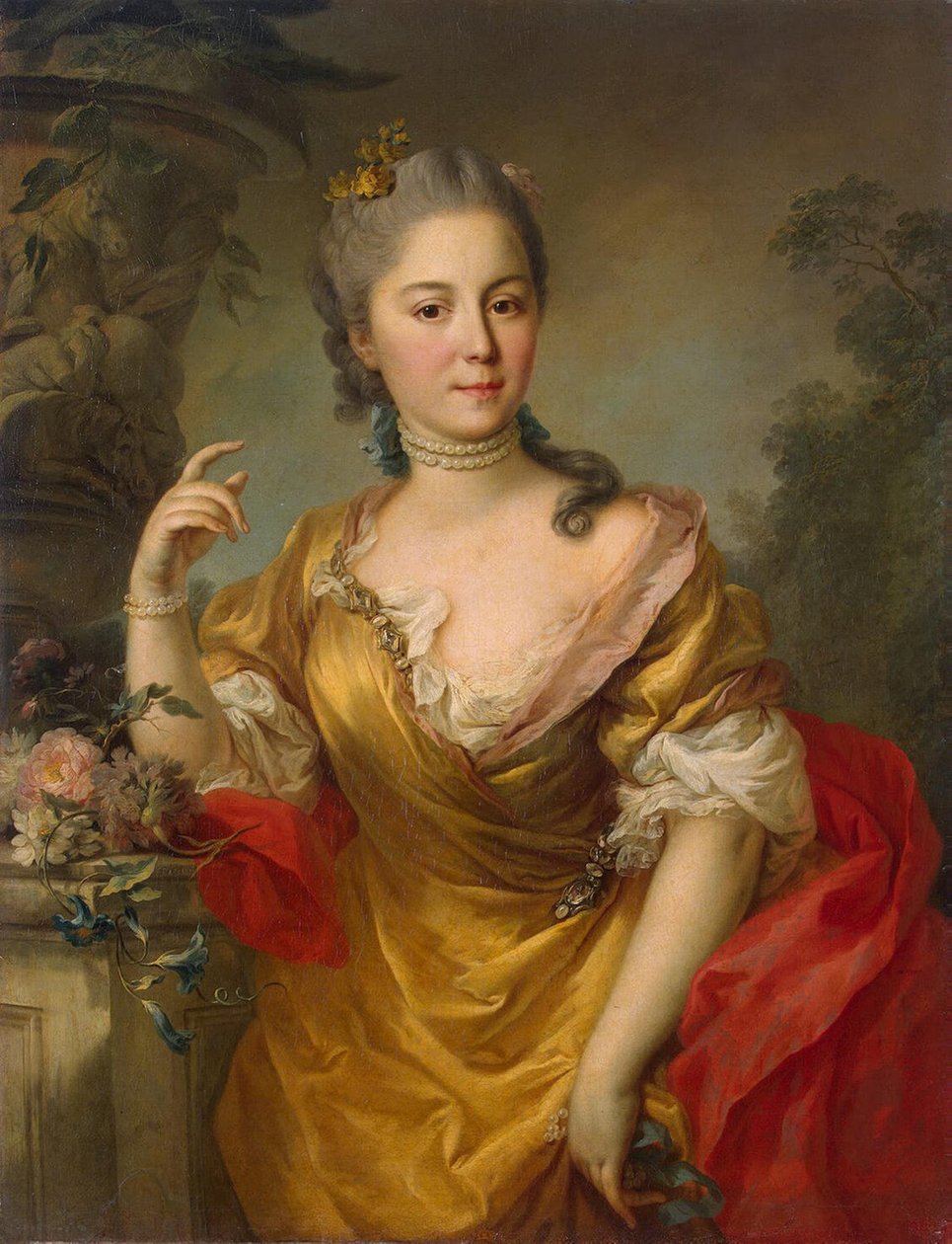Portrait de la comtesse Anna Alexandrovna Chernyshova, 1764 - Stefano Torelli