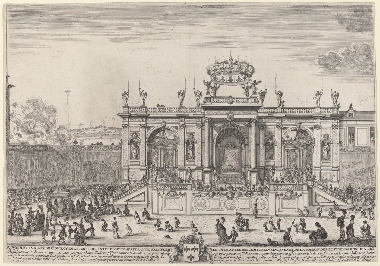 Autel pour la Fête-Dieu, probablement 1648 - Stefano della Bella