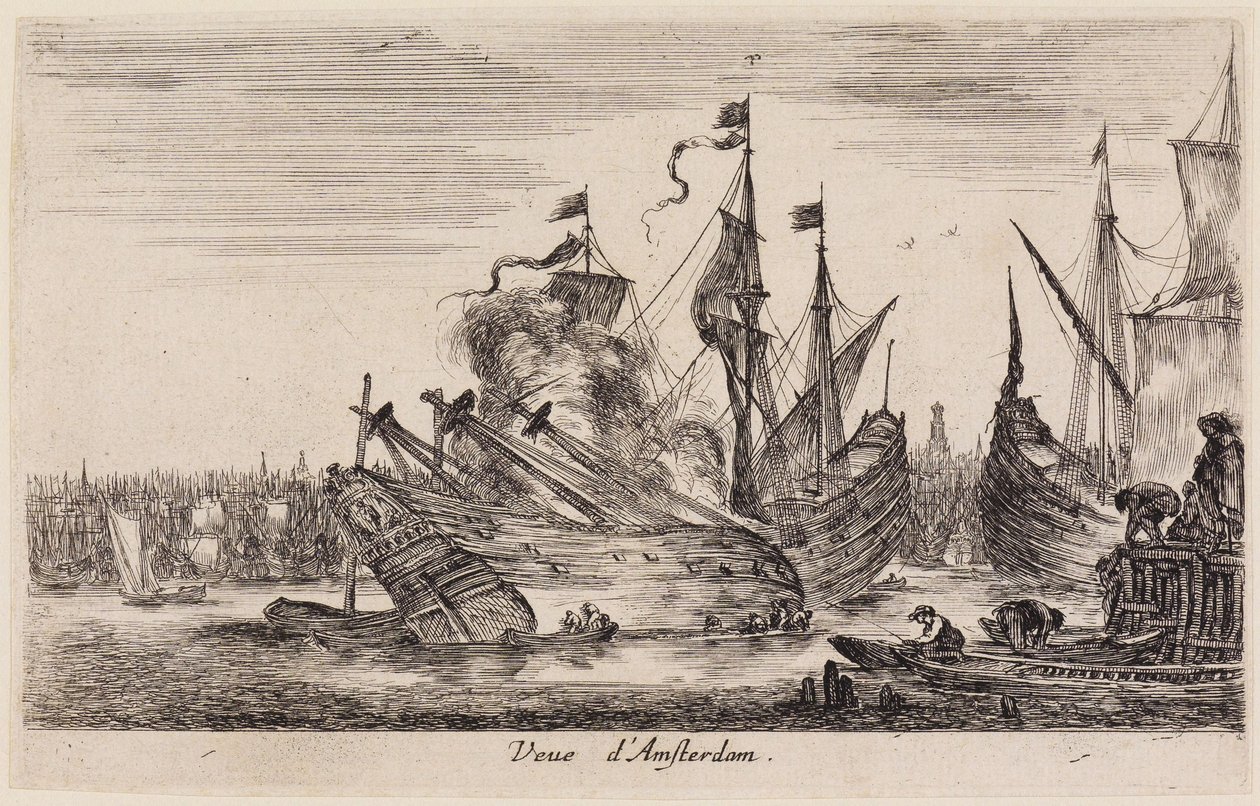 Vues de ports maritimes (Vues de ports de mer) : Vue d