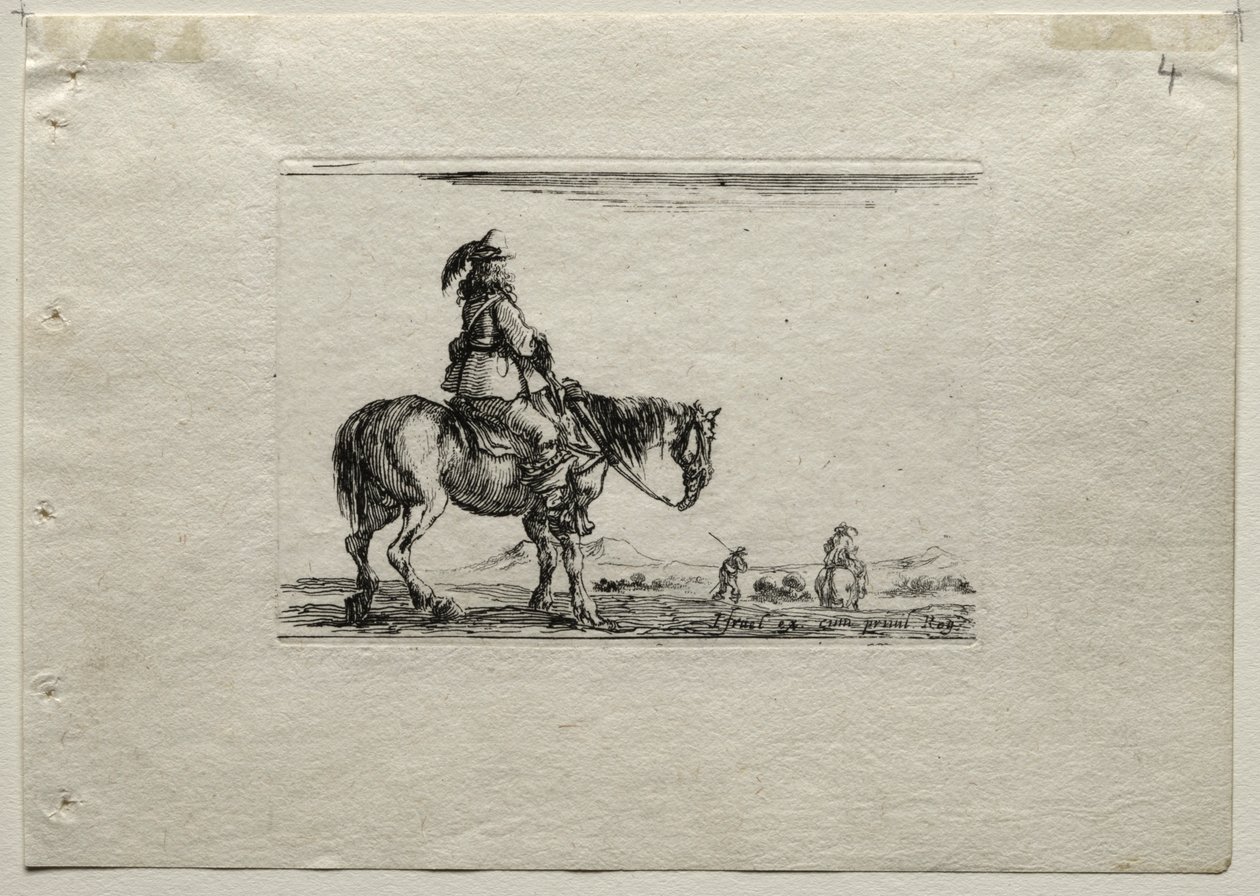 Caprices : Cavalier monté - Stefano della Bella