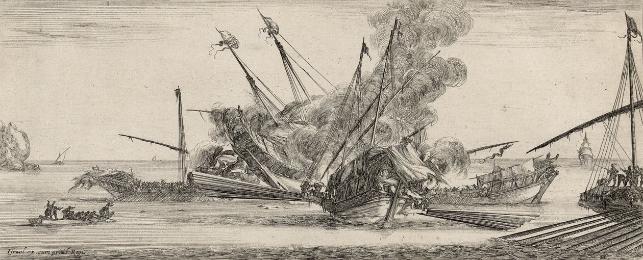 Combat naval - Stefano della Bella