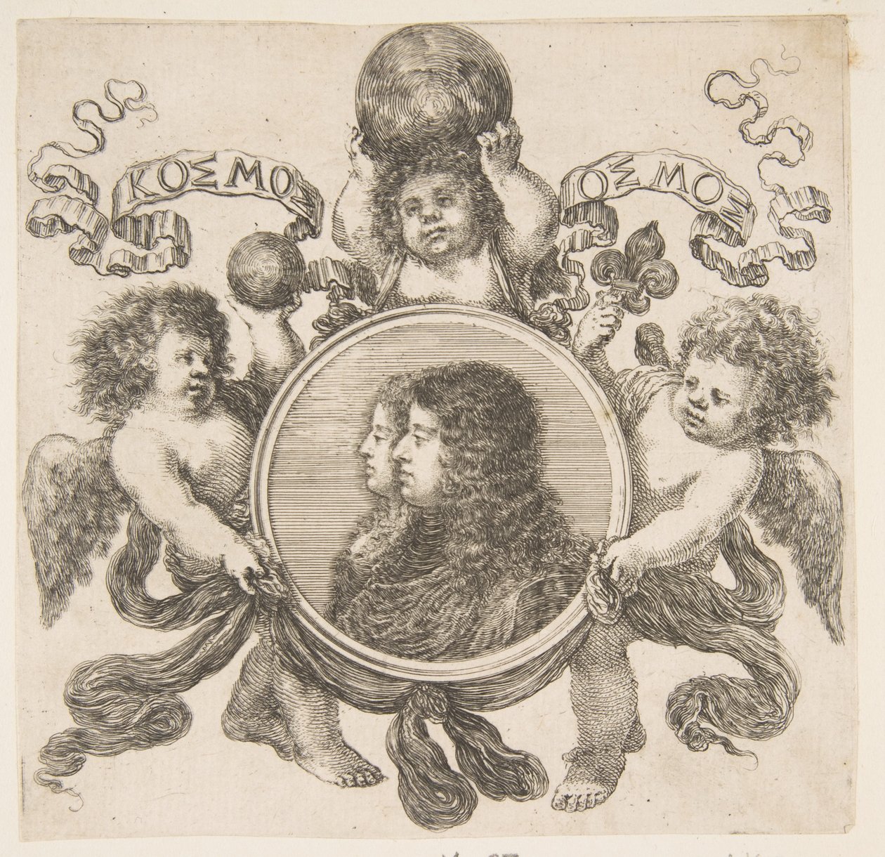 Cosimo de Médicis, Prince de Toscane, et sa femme, Marguerite Louise d