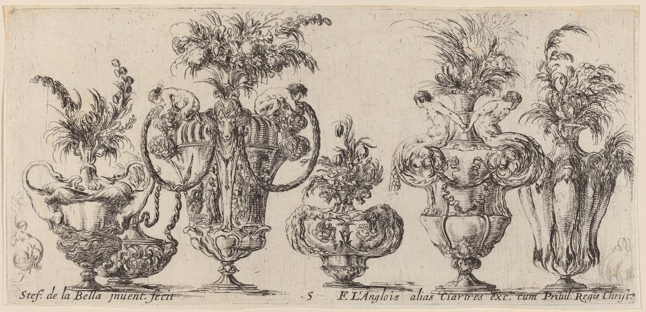 Vases fantastiques, probablement 1646 - Stefano della Bella