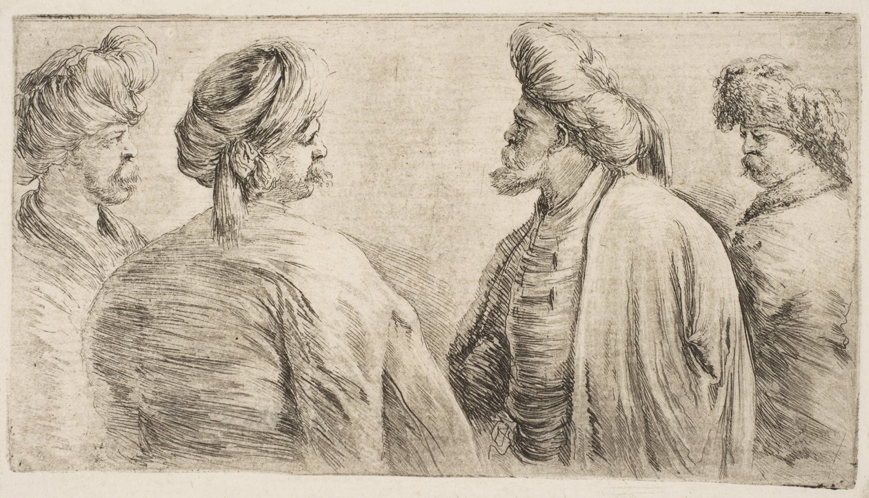Quatre Turcs, Demi-Longueur - Stefano della Bella