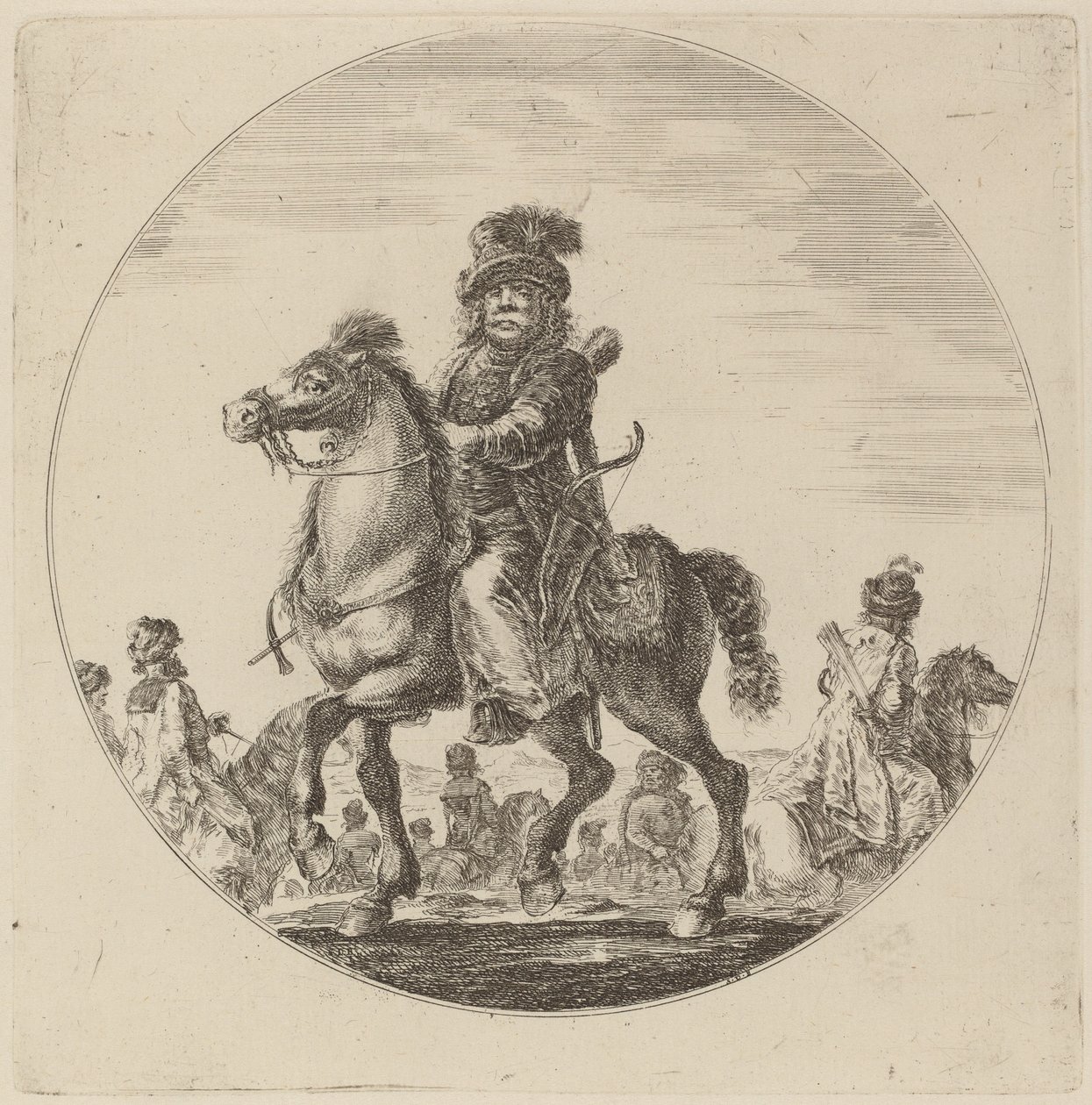 Cavalier hongrois - Stefano della Bella