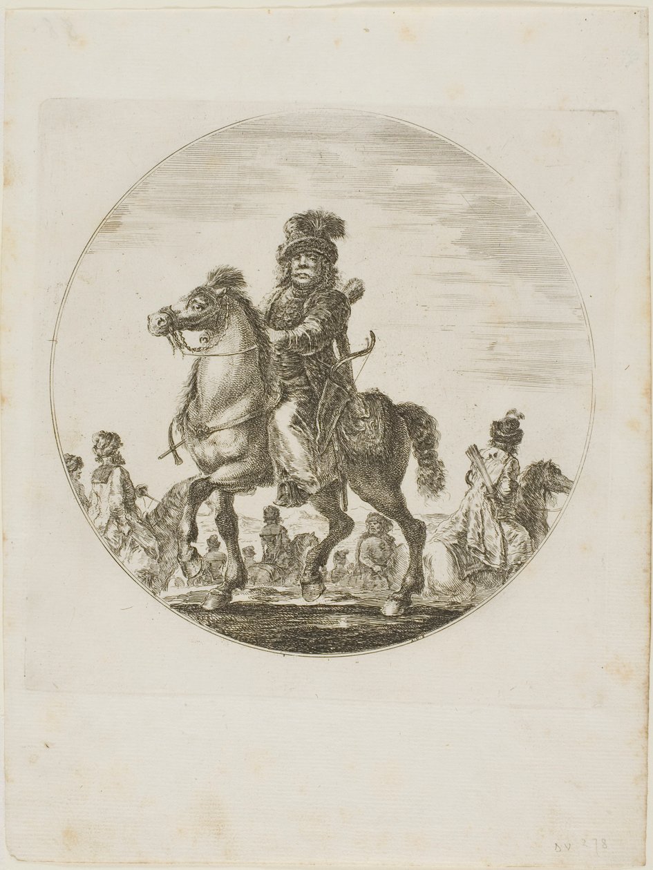 Cavalier hongrois - Stefano della Bella