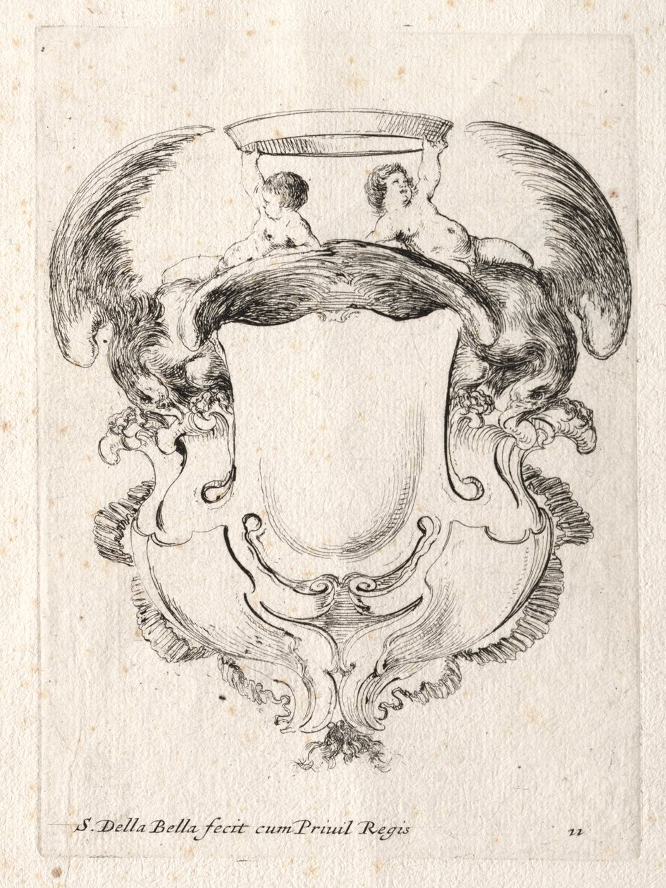 Nouveau modèle pour un cartouche - Stefano della Bella