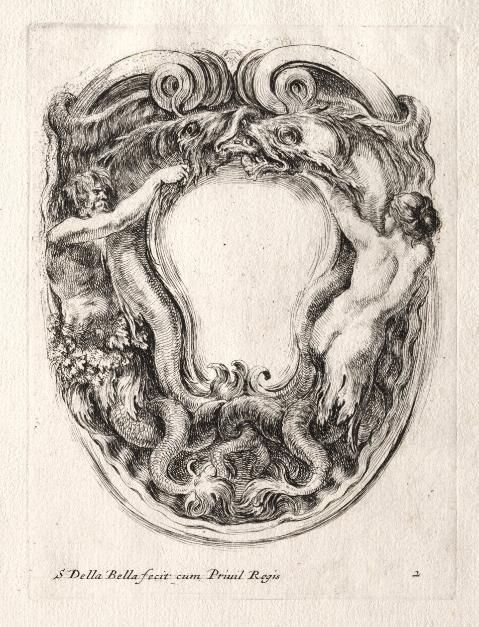 Nouveau modèle pour un cartouche - Stefano della Bella