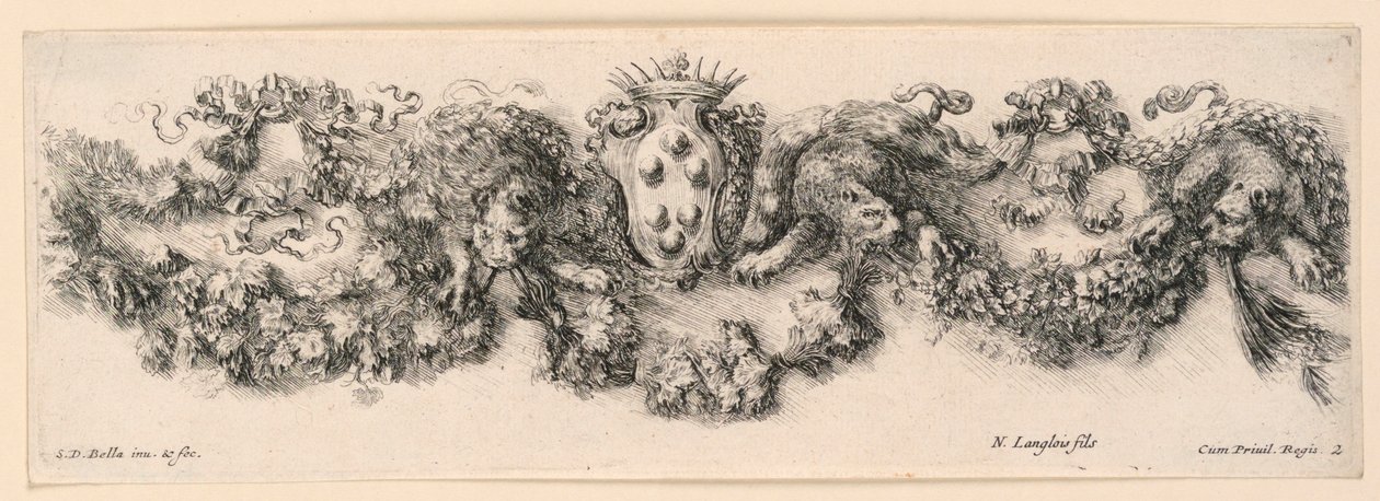 Ornements de Frises et Feuillages - Stefano della Bella