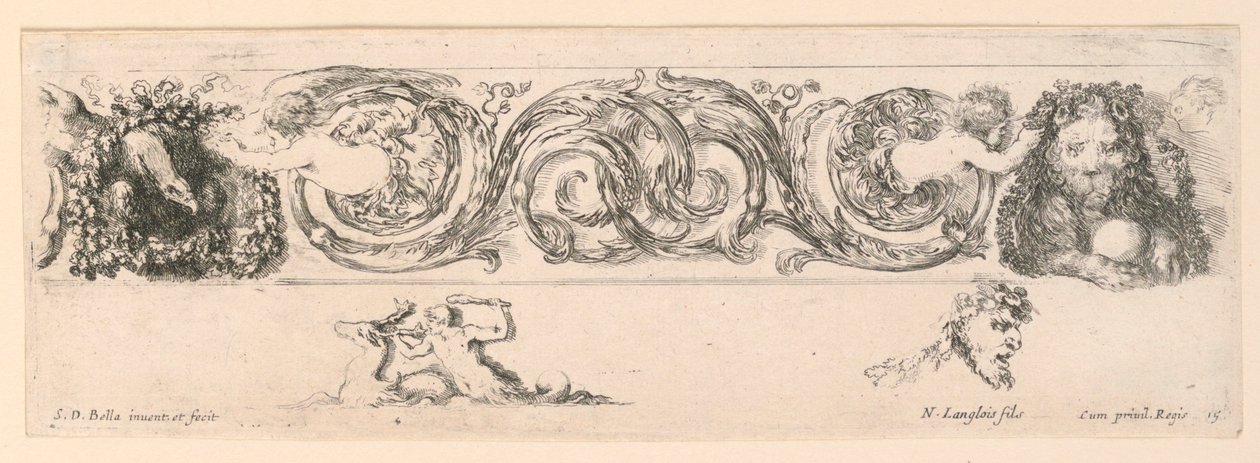 Ornements de Frises et de Feuillages - Stefano della Bella