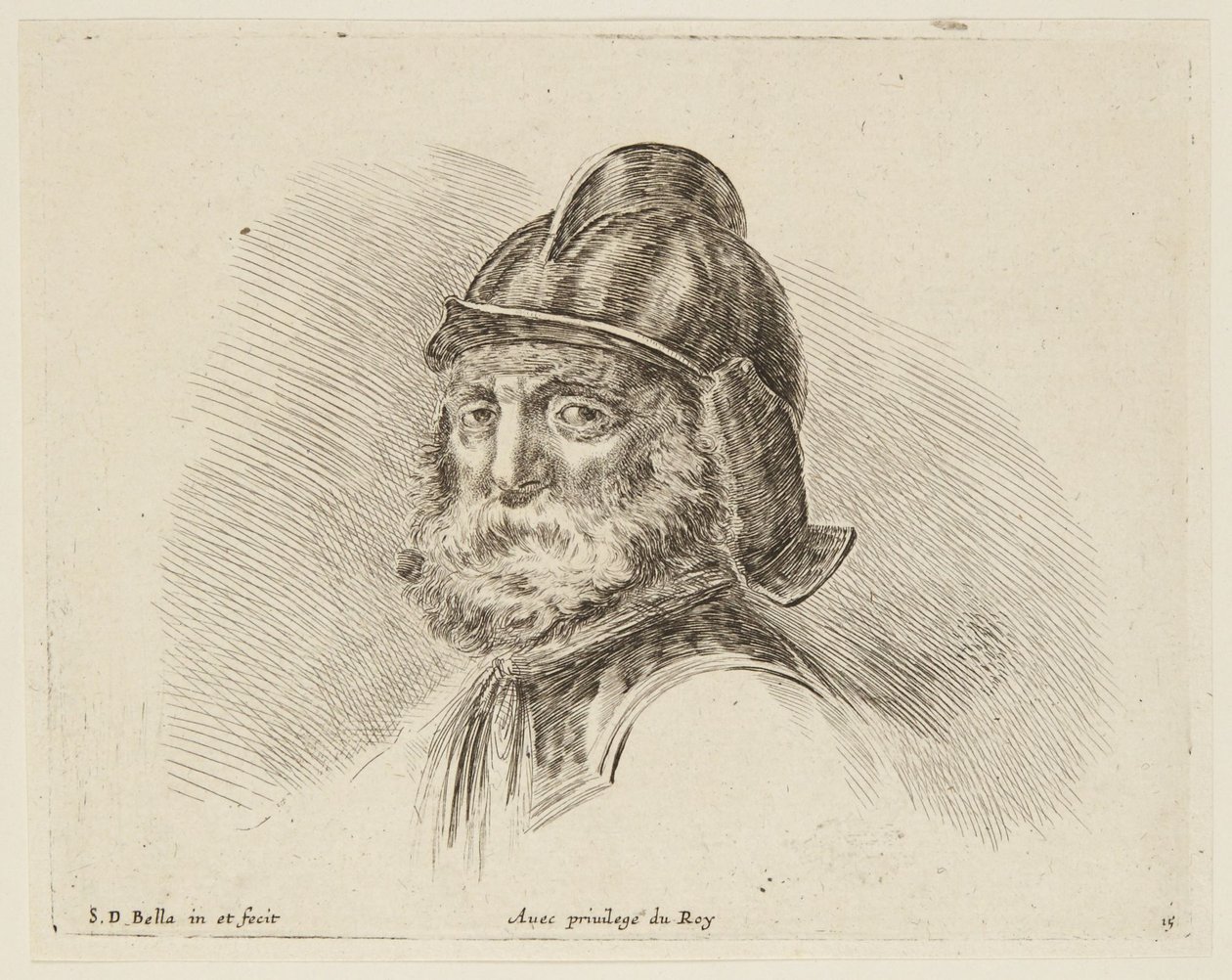 Étude (Les principes du dessin, 15) - Stefano della Bella