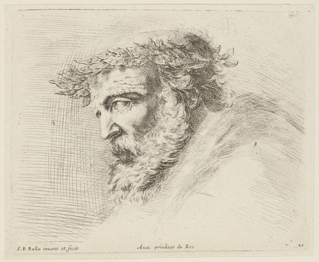 Étude (Les principes du dessin, 20) - Stefano della Bella