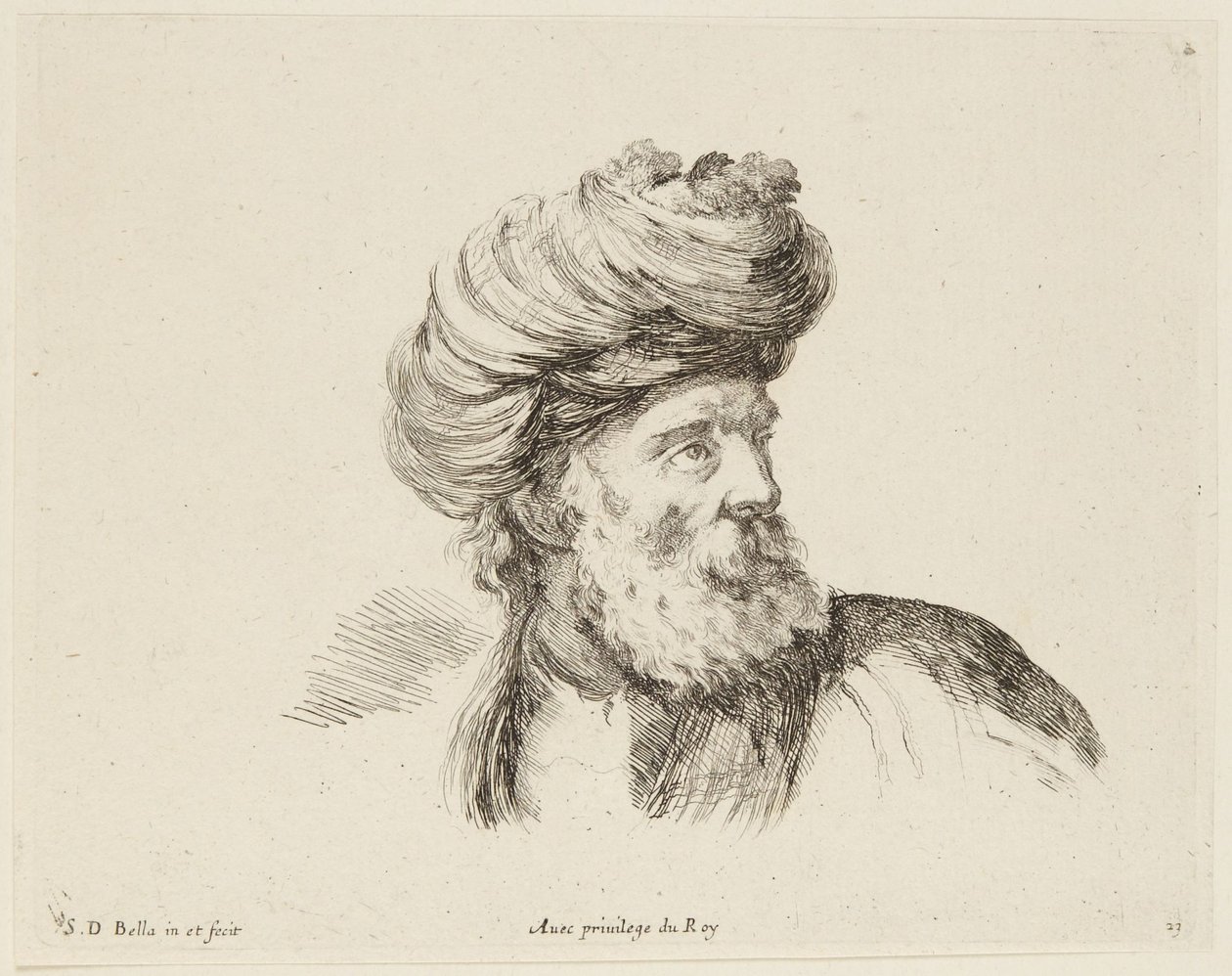 Étude (Les principes du dessin, 23) - Stefano della Bella