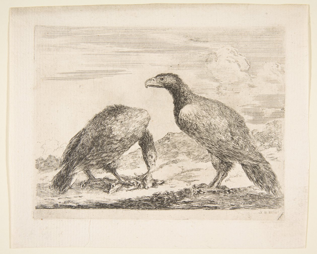 Deux aigles, l