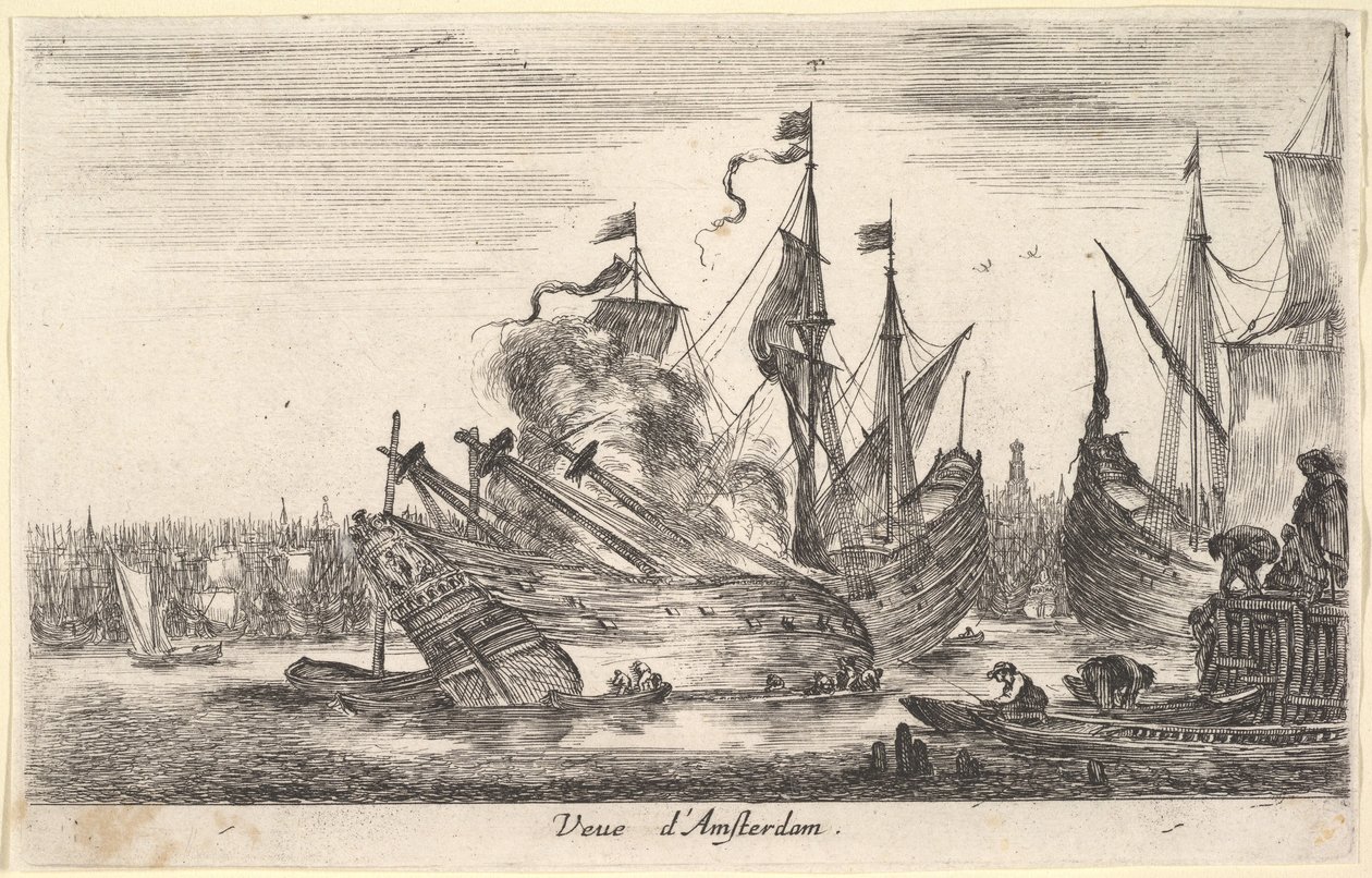 Vue du port d