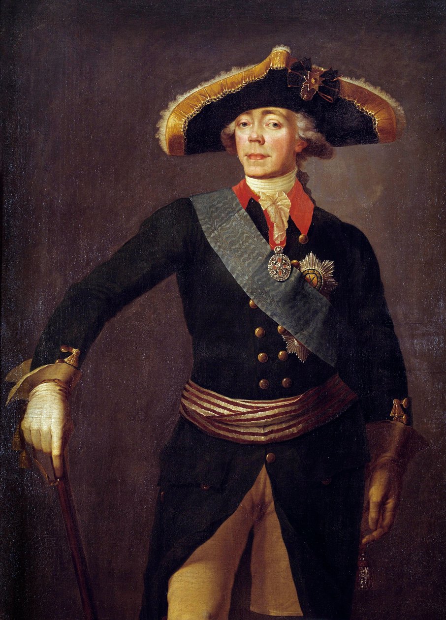 Portrait de Paul Ier, empereur de Russie - Stepan Semenovich Shchukin