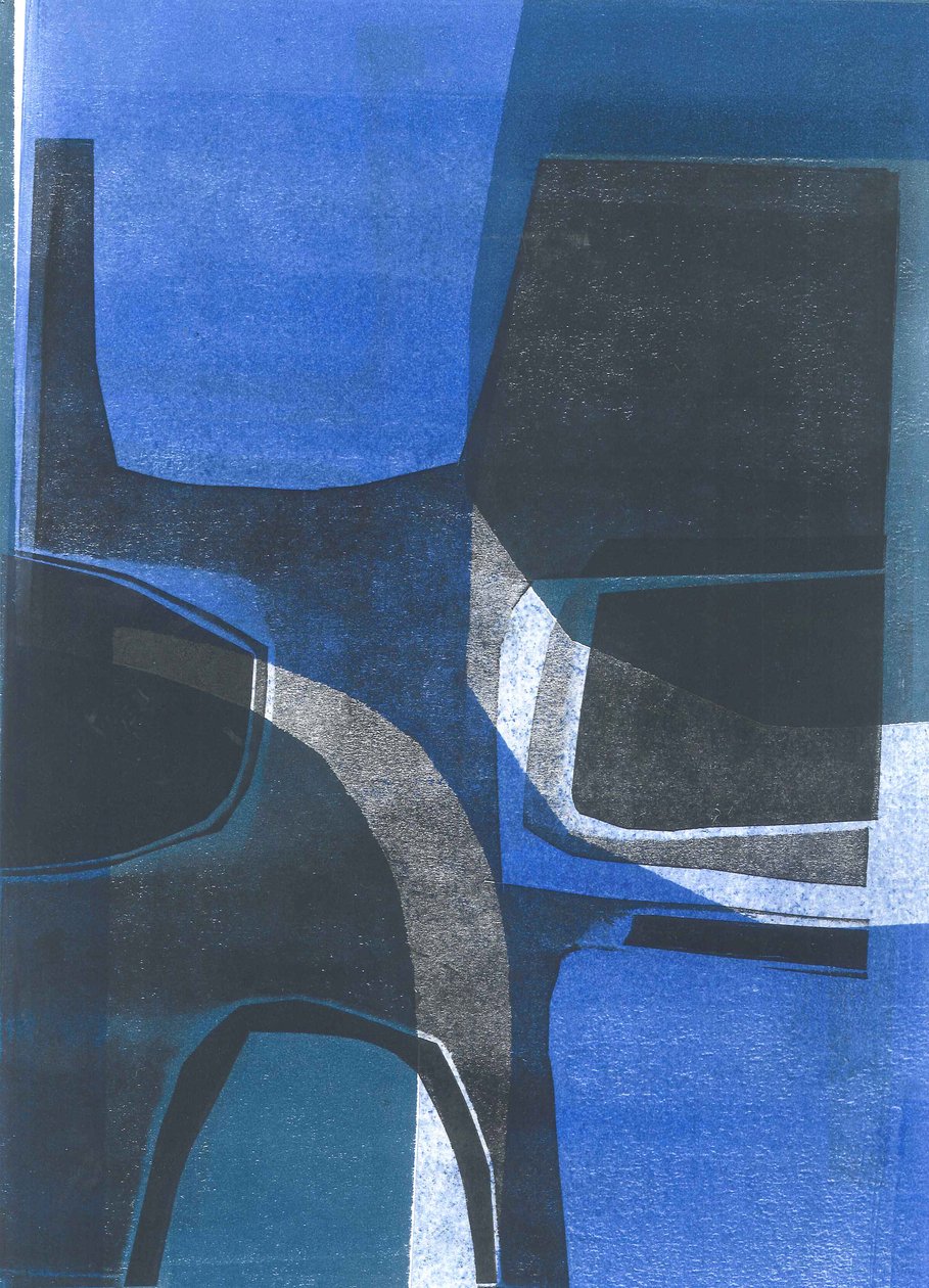 Arches, 2015 (monoprint sur papier) - Stephen Dow