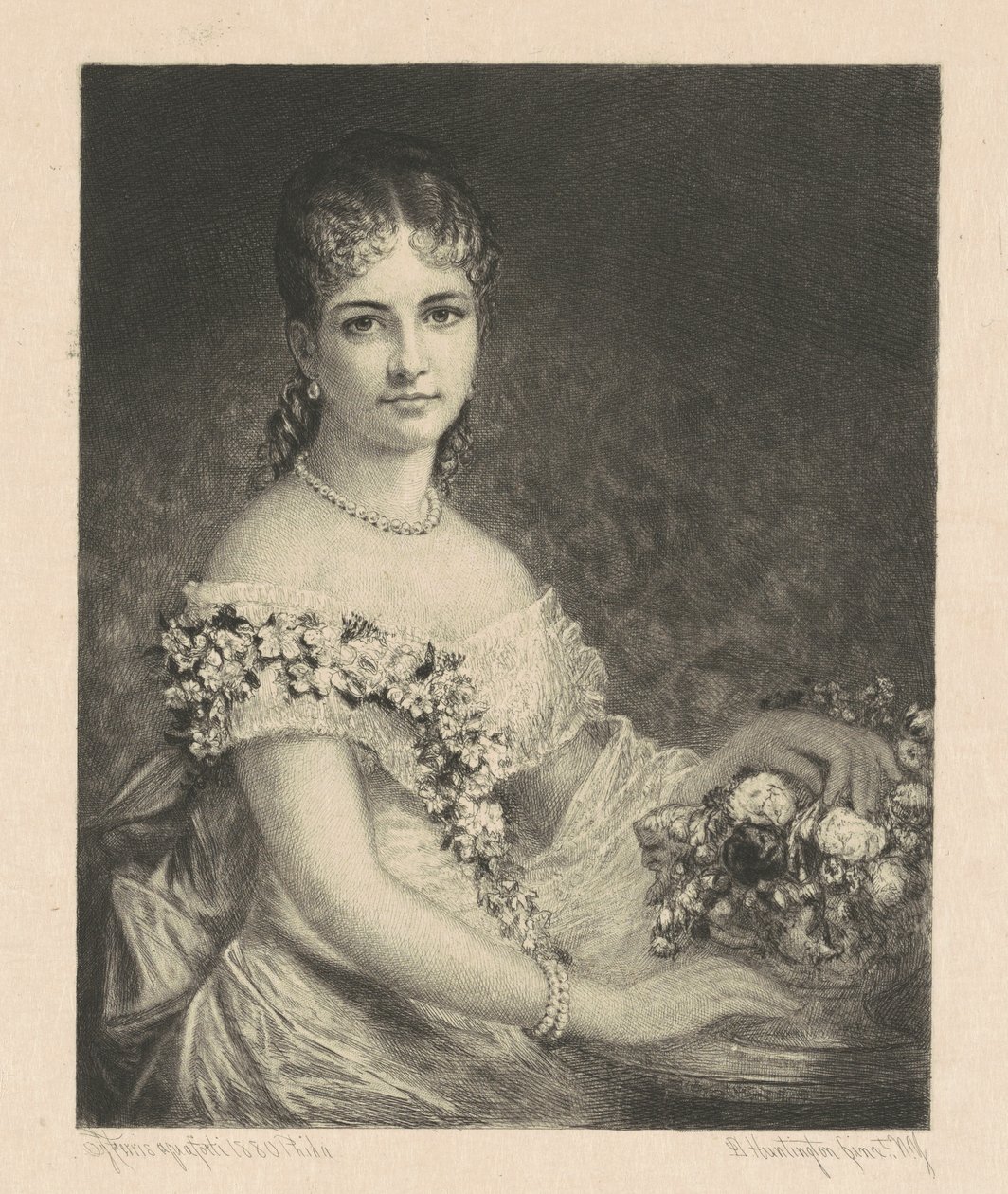 Mme J. Coleman Drayton (Charlotte Augusta Astor) - Stephen James Ferris, after Daniel Huntington