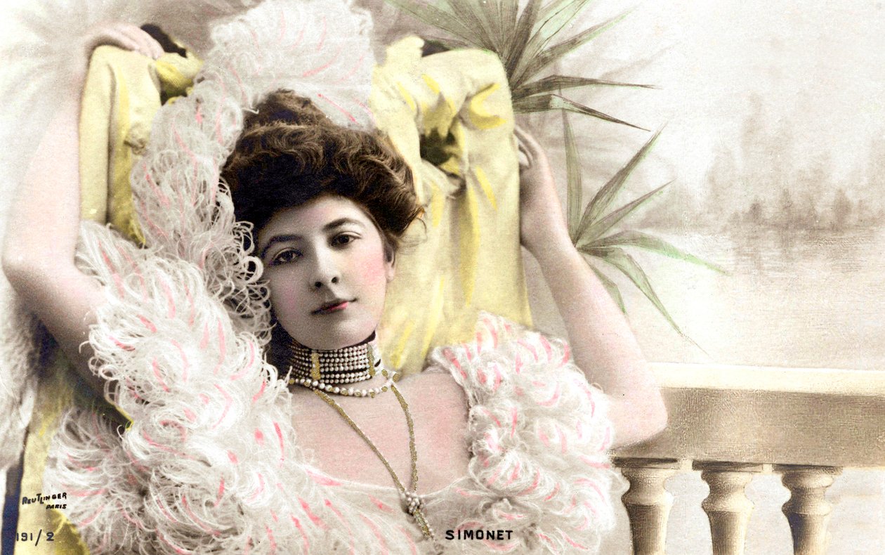 Simonet, comédien à Bruxelles, Carte postale, vers 1900 - Studio Reutlinger