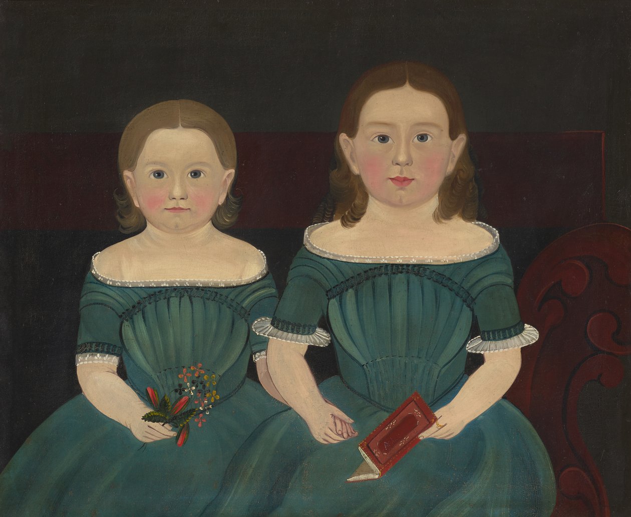 Mary et Elizabeth Hathaway, c.1849 - Sturtevant J. Hamblin