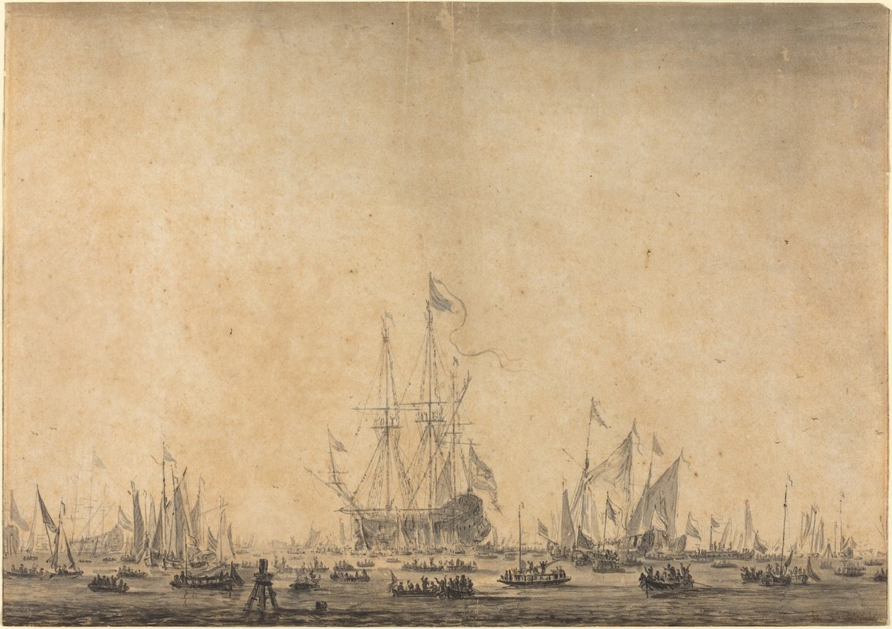 Marine - Style of Willem van de Velde the Younger