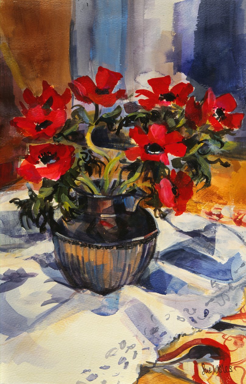 Anémones rouges, 1994 - Sue Wales
