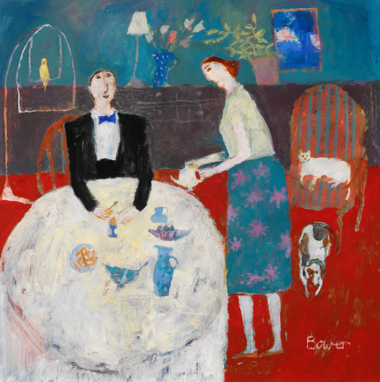 Œuf à la coque et mouillettes, 2004 - Susan Bower