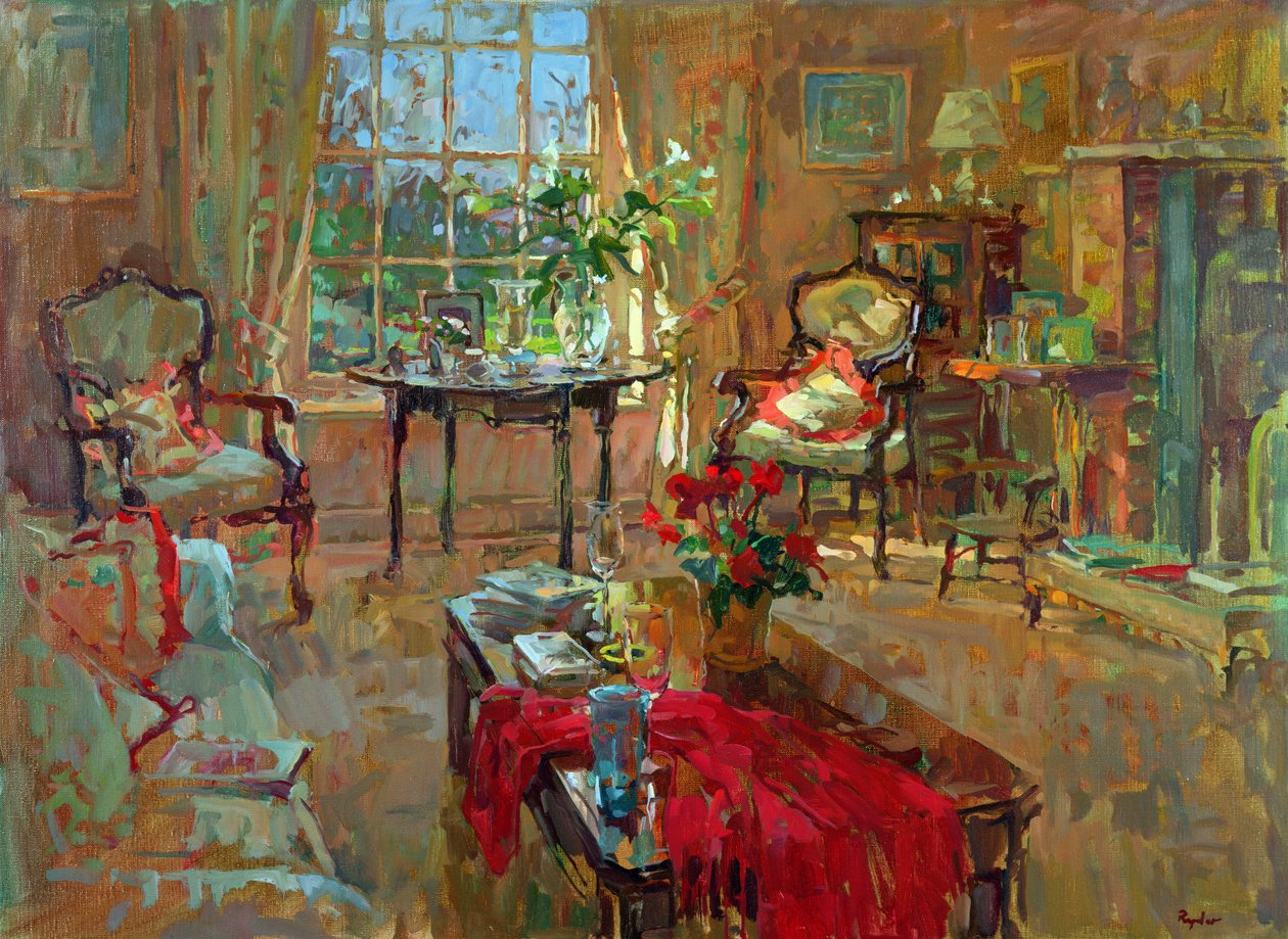 Lumière du soleil avec des lys - Susan Ryder