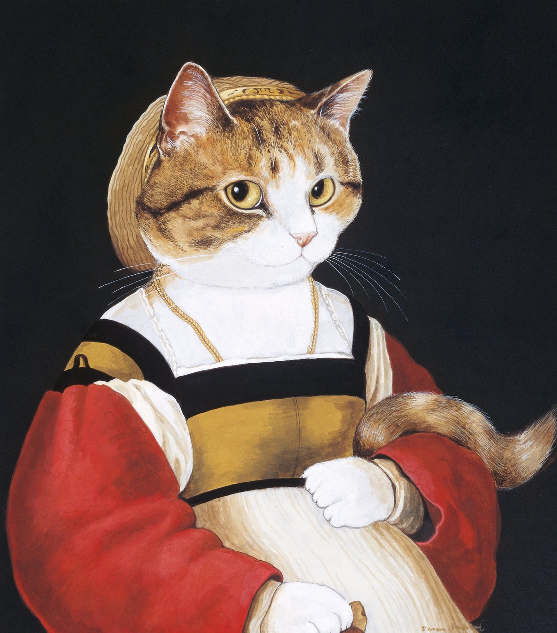 Illustration de Chats en Folie ! Un Compendium de Chats Cultivés (pub. 2015) - Susan Herbert