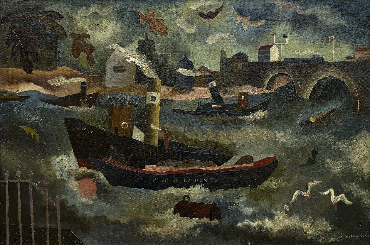 Thames en octobre - Suzanne Cooper