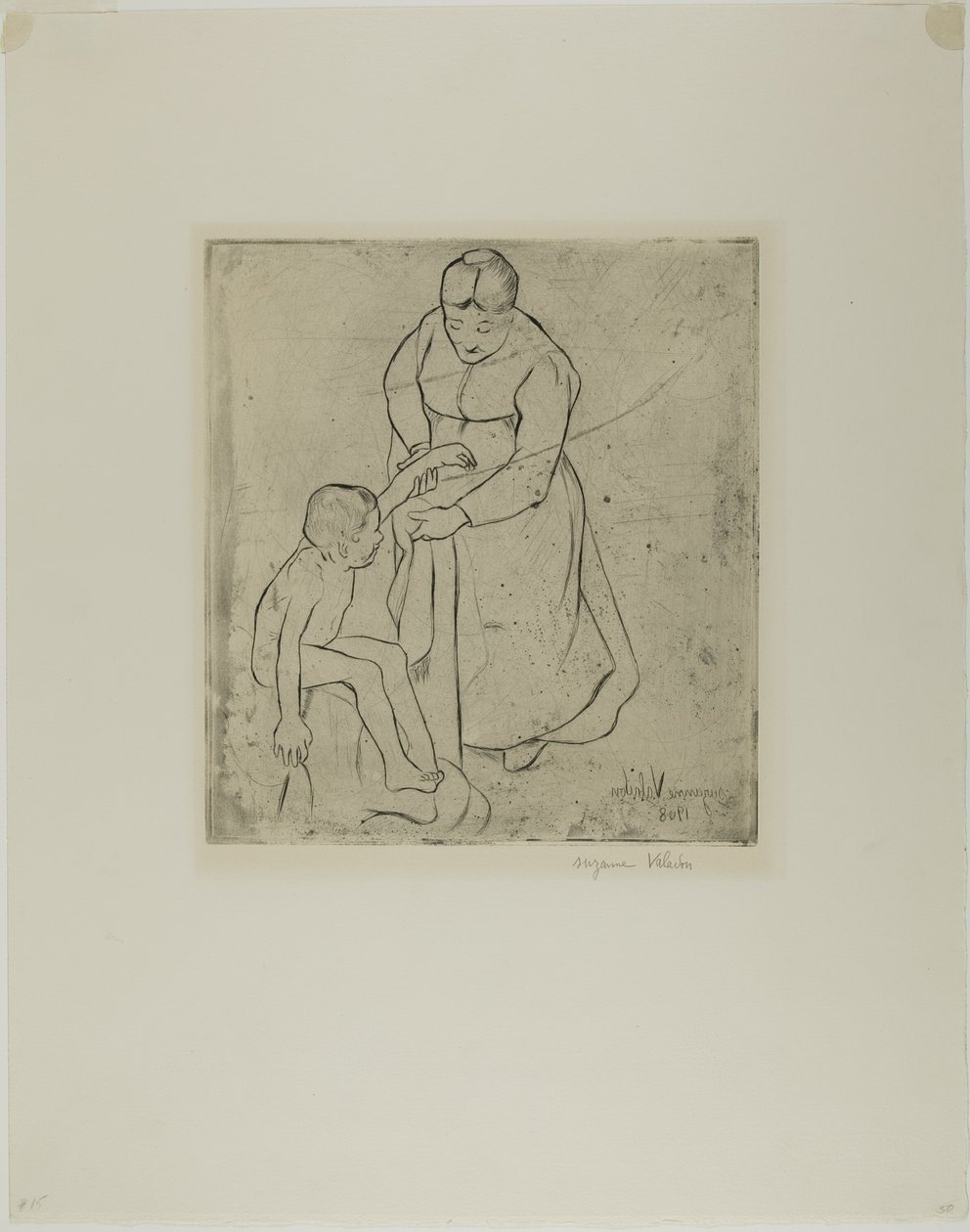 Grand-mère et enfant - Suzanne Valadon