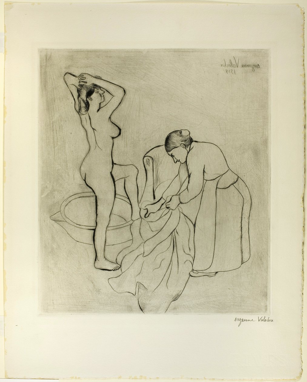 Femme aux gros seins et vieille femme - Suzanne Valadon