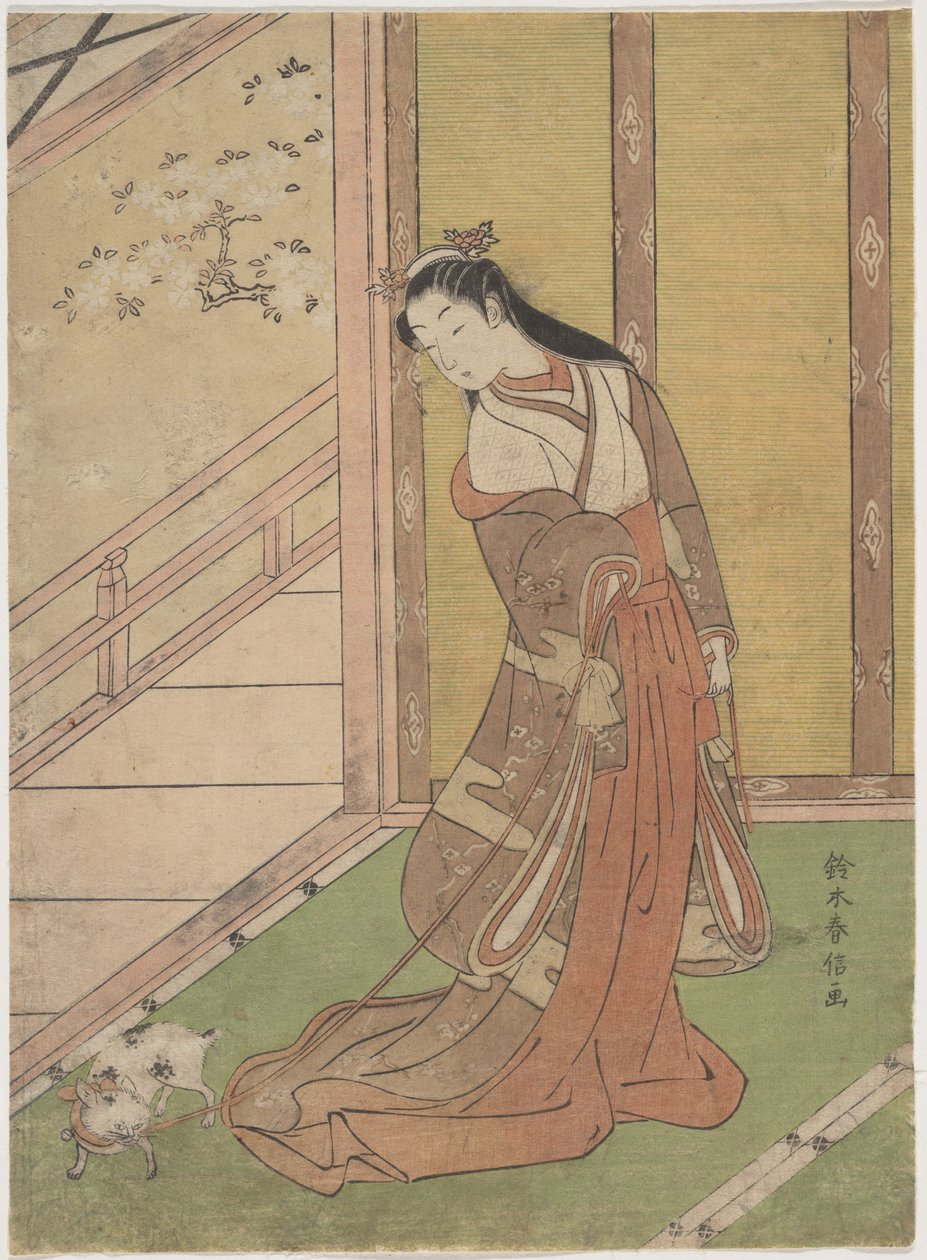 Onna San no Miya (la troisième princesse) - Suzuki Harunobu
