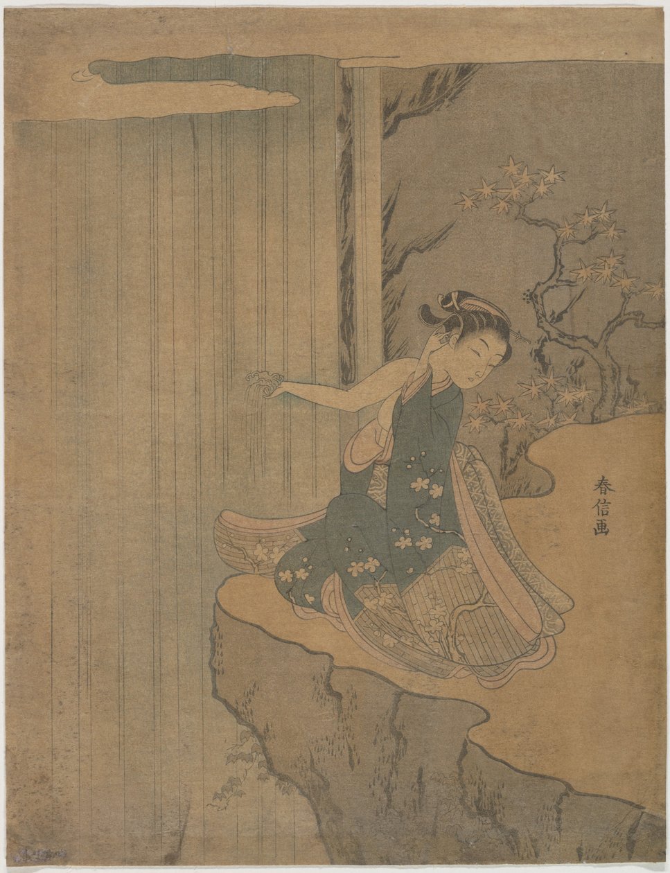 Parodie de la légende de Kyoyu et Sofu - Suzuki Harunobu