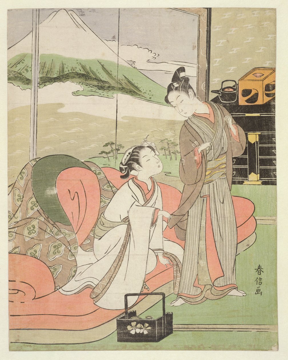 T H Riches 1913 Amant prenant congé d