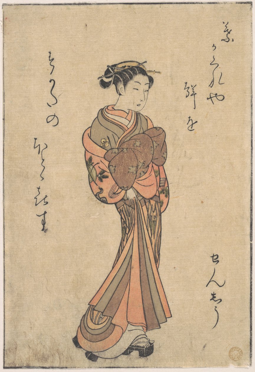 Les courtisanes, de la série «Seiro Bijin Awase Carver et Shigoro» (sic.) - Suzuki Harunobu