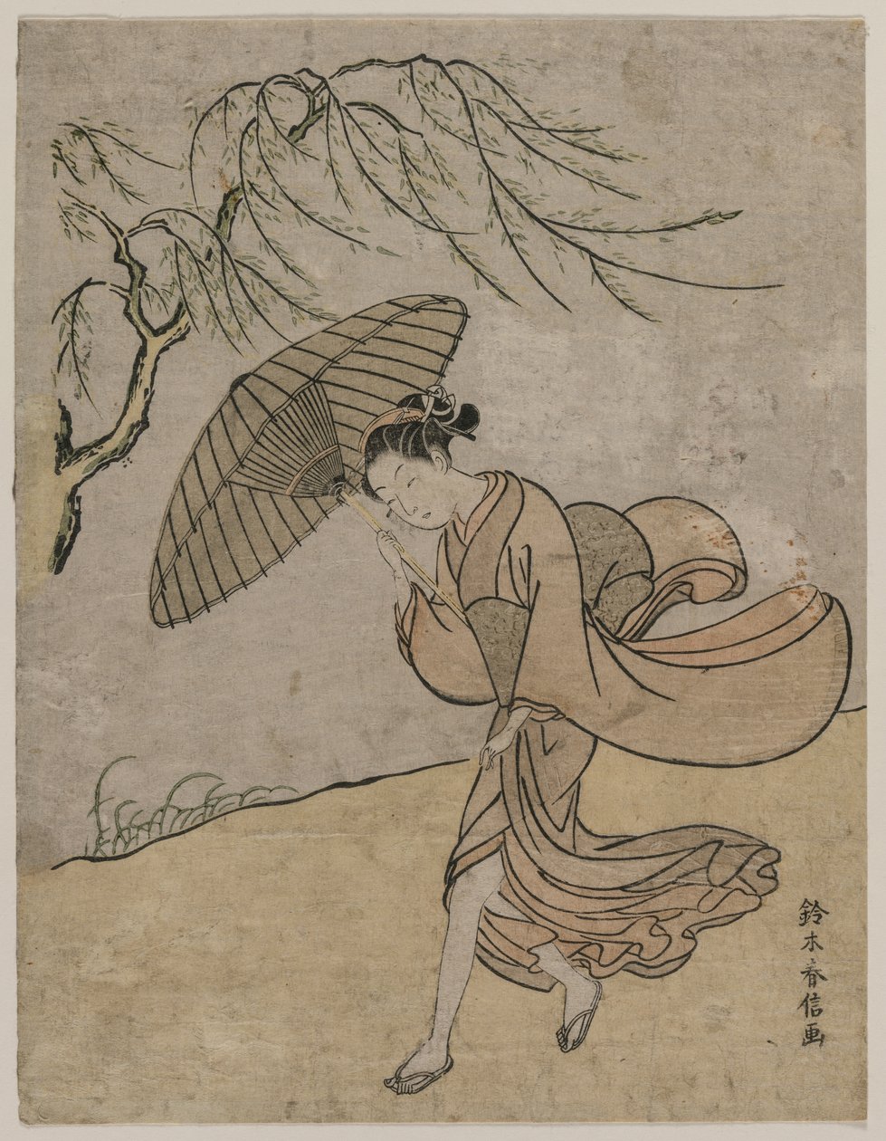 Femme courant près d
