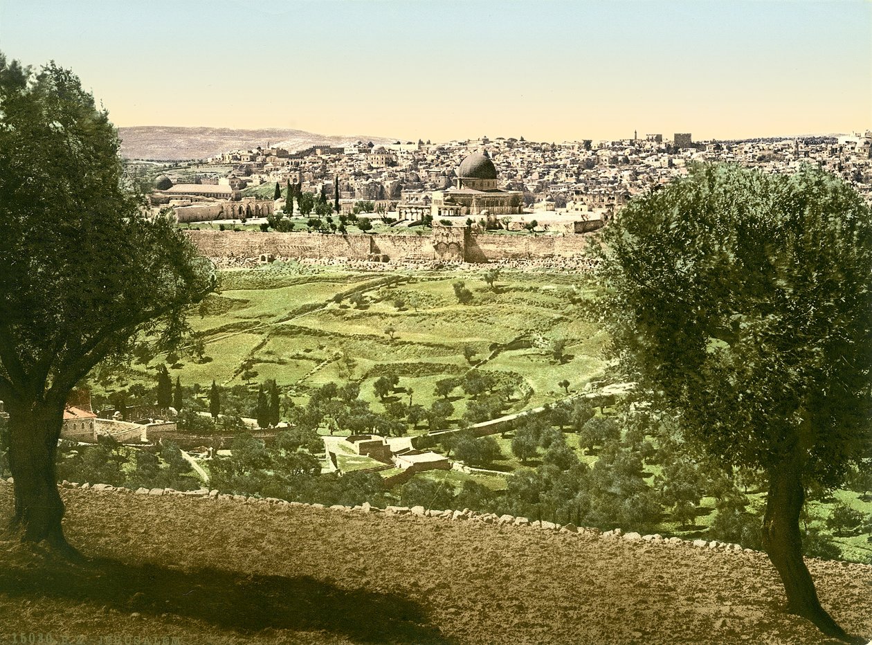 Vue générale de Jérusalem depuis l