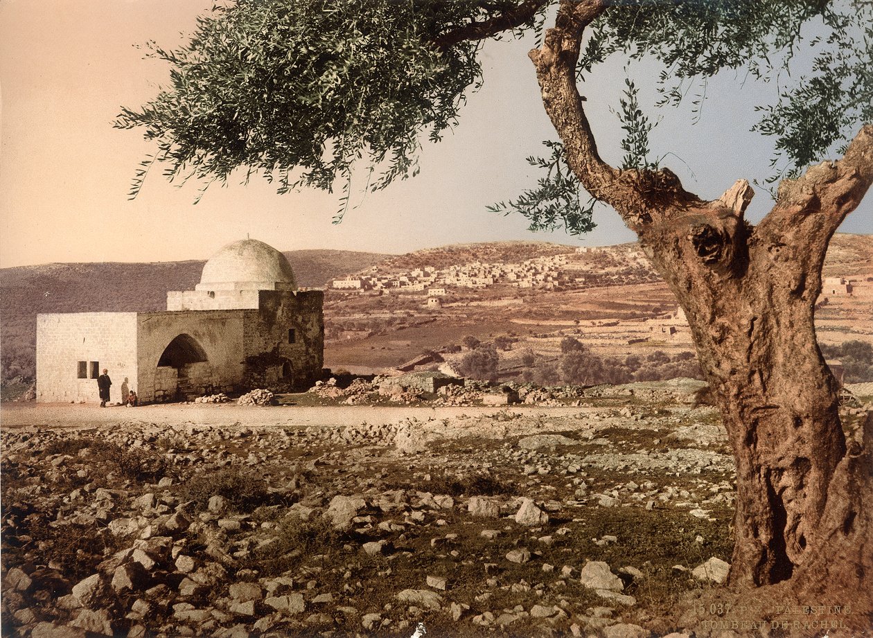 Tombe de Rachel, Bethléem, c.1880-1900 (photochromie) - Swiss Photographer
