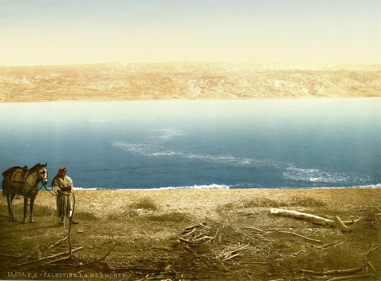 Vue de la mer Morte vers l