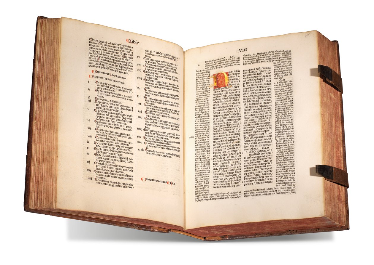 De civitate Dei, avec commentaire de Thomas Waleys et Nicolaus Trivet, par Augustin d