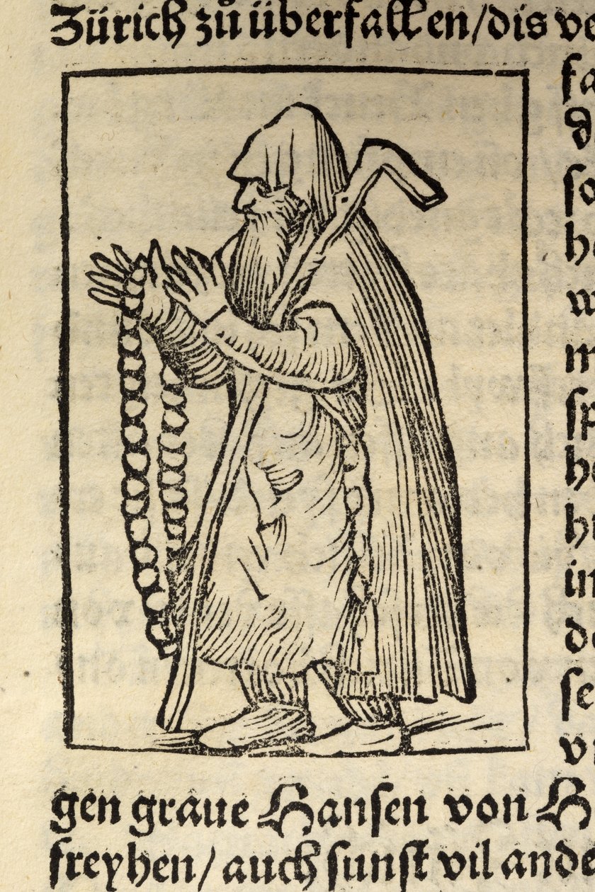 Illustration de Cosmographia par Sebastian Muenster, Bâle 1544 - Swiss School