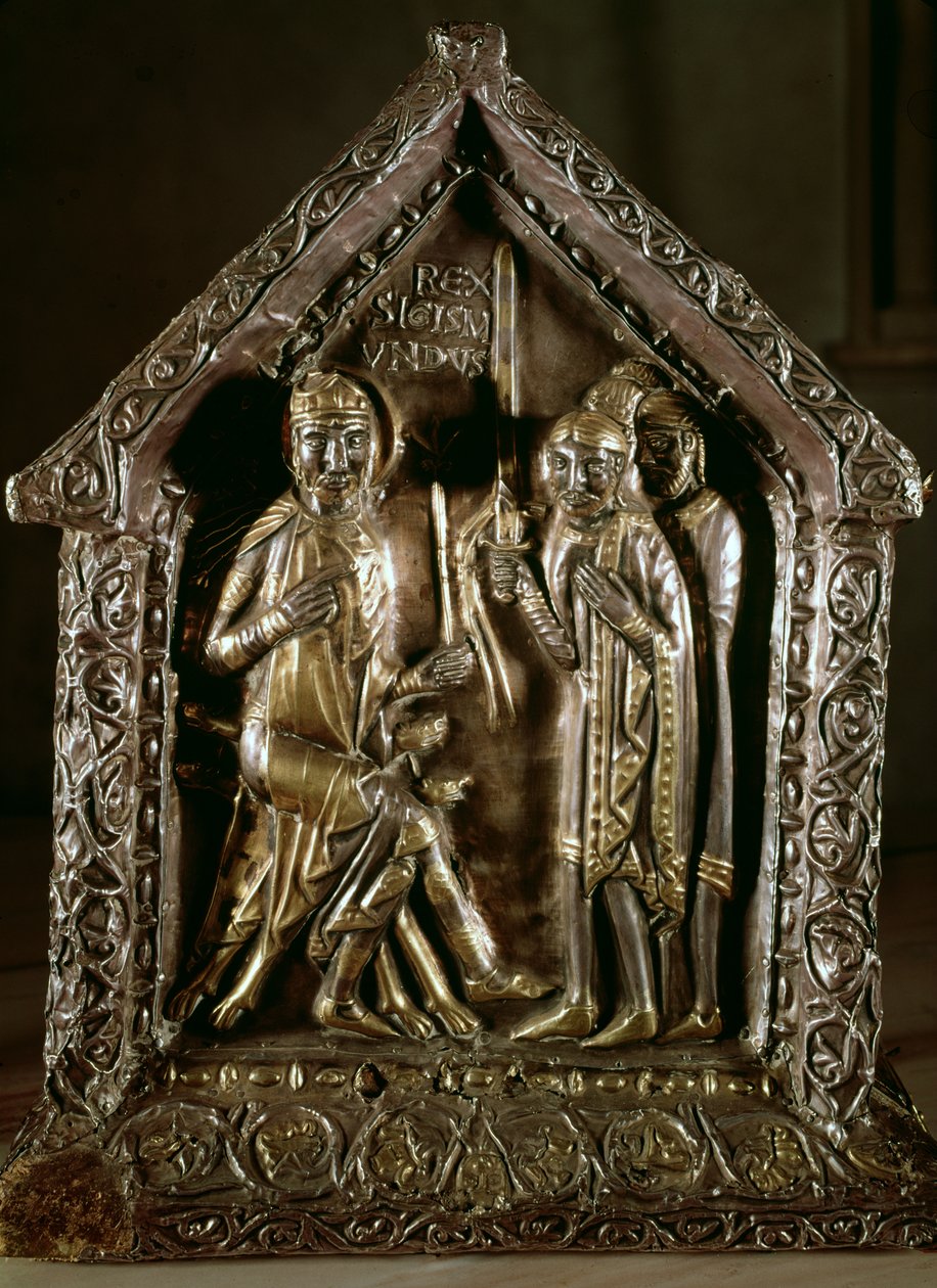 Coffre reliquaire des fils de Saint Sigismond, XIIe-XIIIe siècle - Swiss School