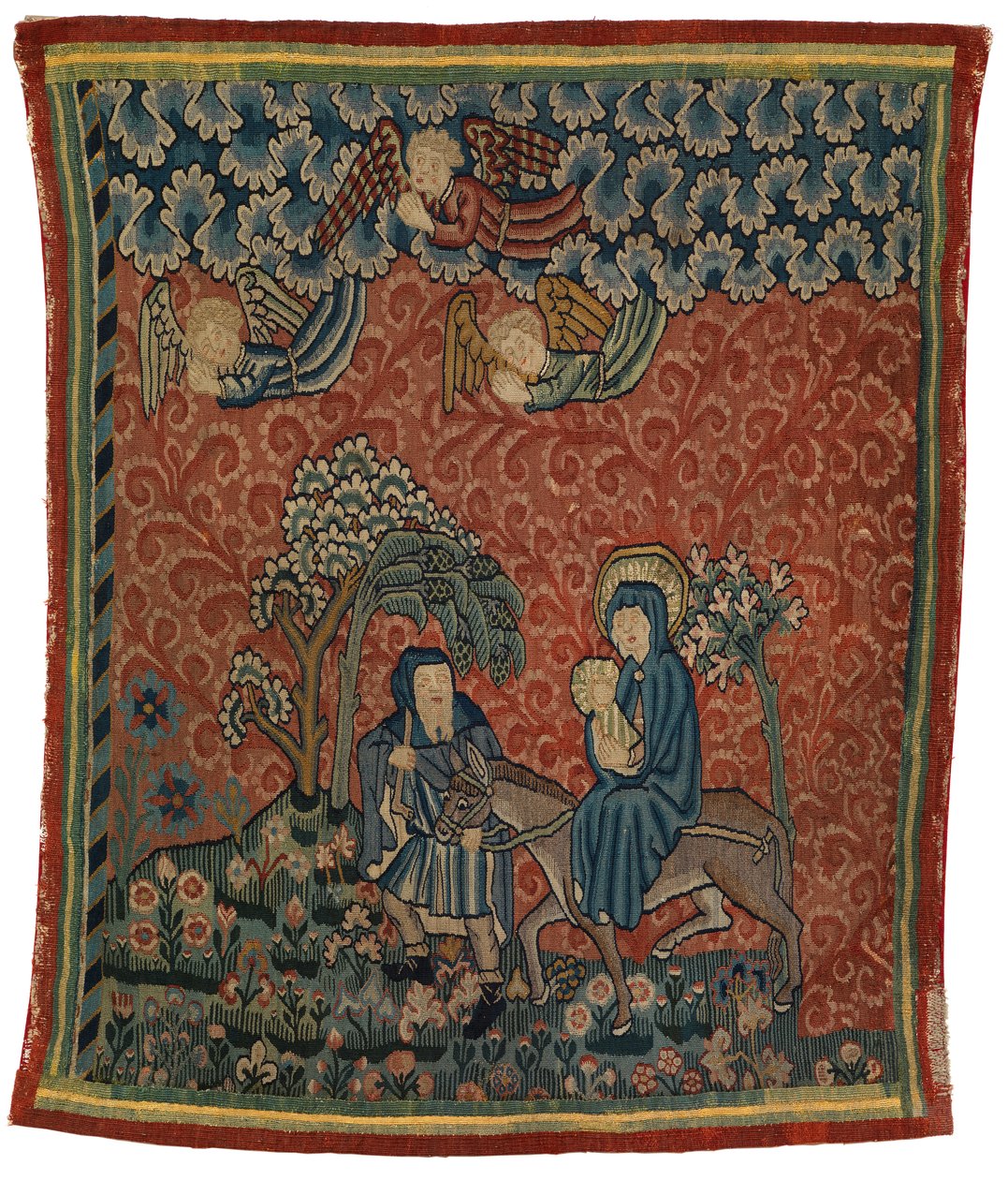 Tapisserie représentant la Fuite en Égypte - Swiss School