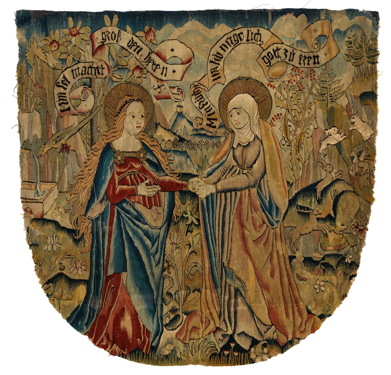 Panneau de tapisserie représentant la Visitation - Swiss School